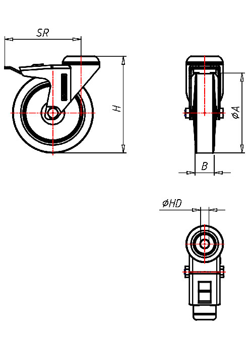 Apparaterollen Serie 315R, Rad TP