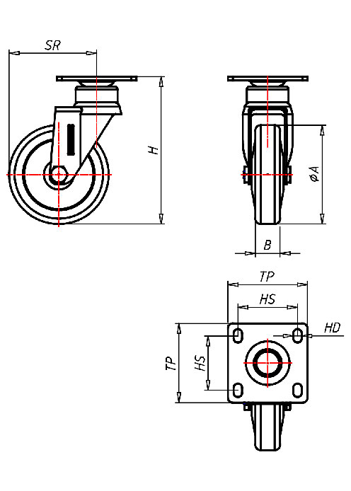 Institutional Series 318P, Wheel RBB