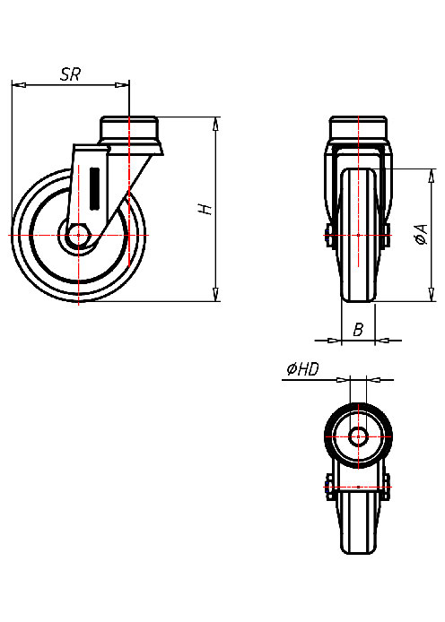 Apparaterollen Serie 318R, Rad RBB