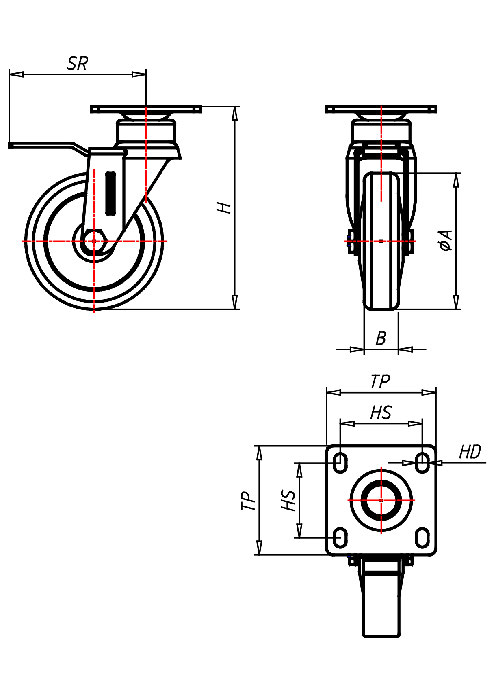 Institutional Series 318P, Wheel RBB