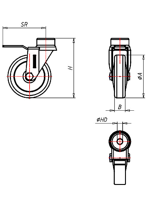 Apparaterollen Serie 318R, Rad RBB