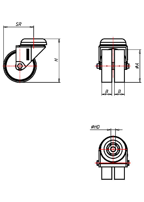 Apparaterollen Serie 320BR, Rad RBB