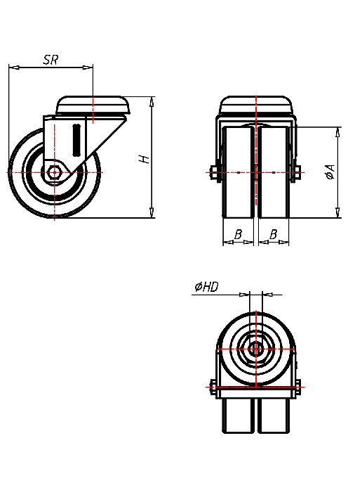 Apparaterollen Serie 320R, Rad EL