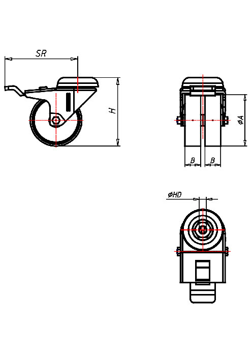 Apparaterollen Serie 320BR, Rad RBB