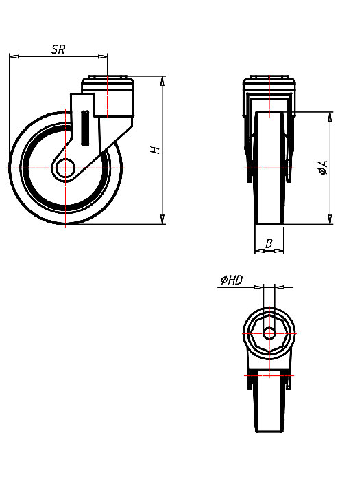 Hitzerollen Serie CDH, Rad FS