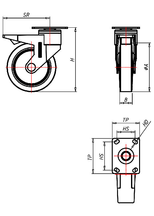 Institutional Series 800P, Wheel GF