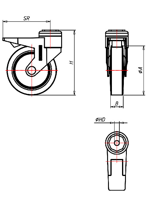 Institutional Series 800R, Wheel GF