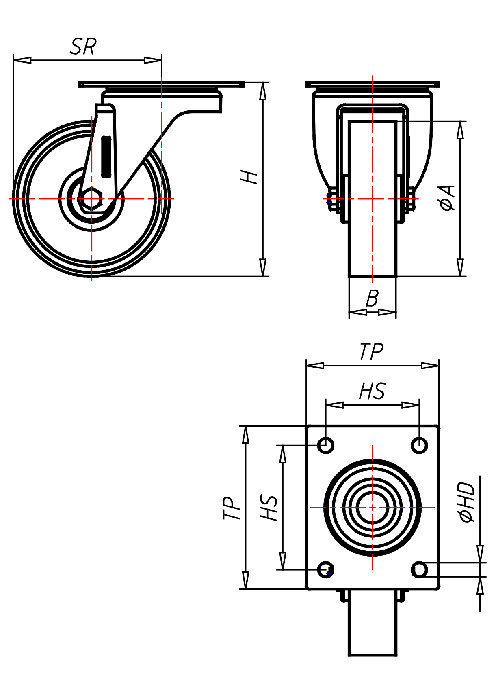  Series Stainless Steel Series IN, Wheel AL