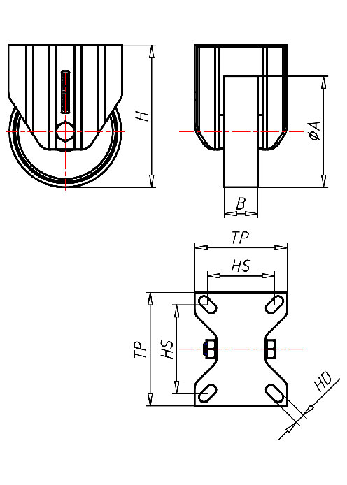  Series Stainless Steel Series XD, Wheel P