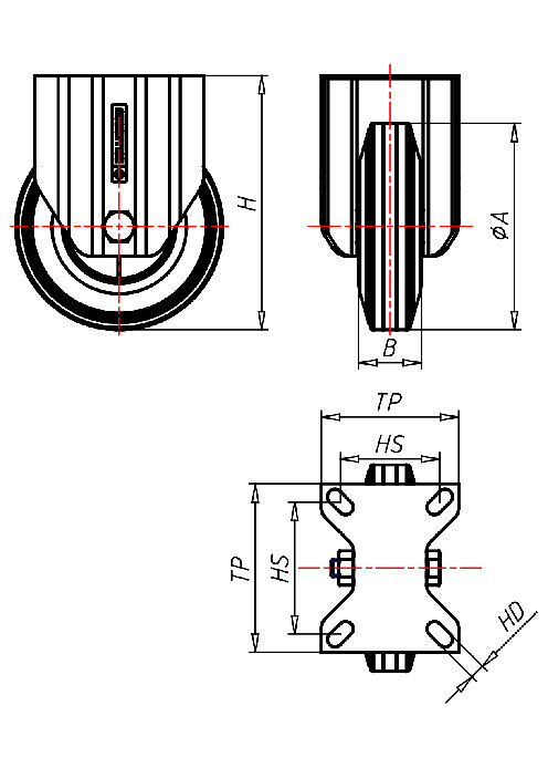 Stainless Steel Series XD, Wheel DG